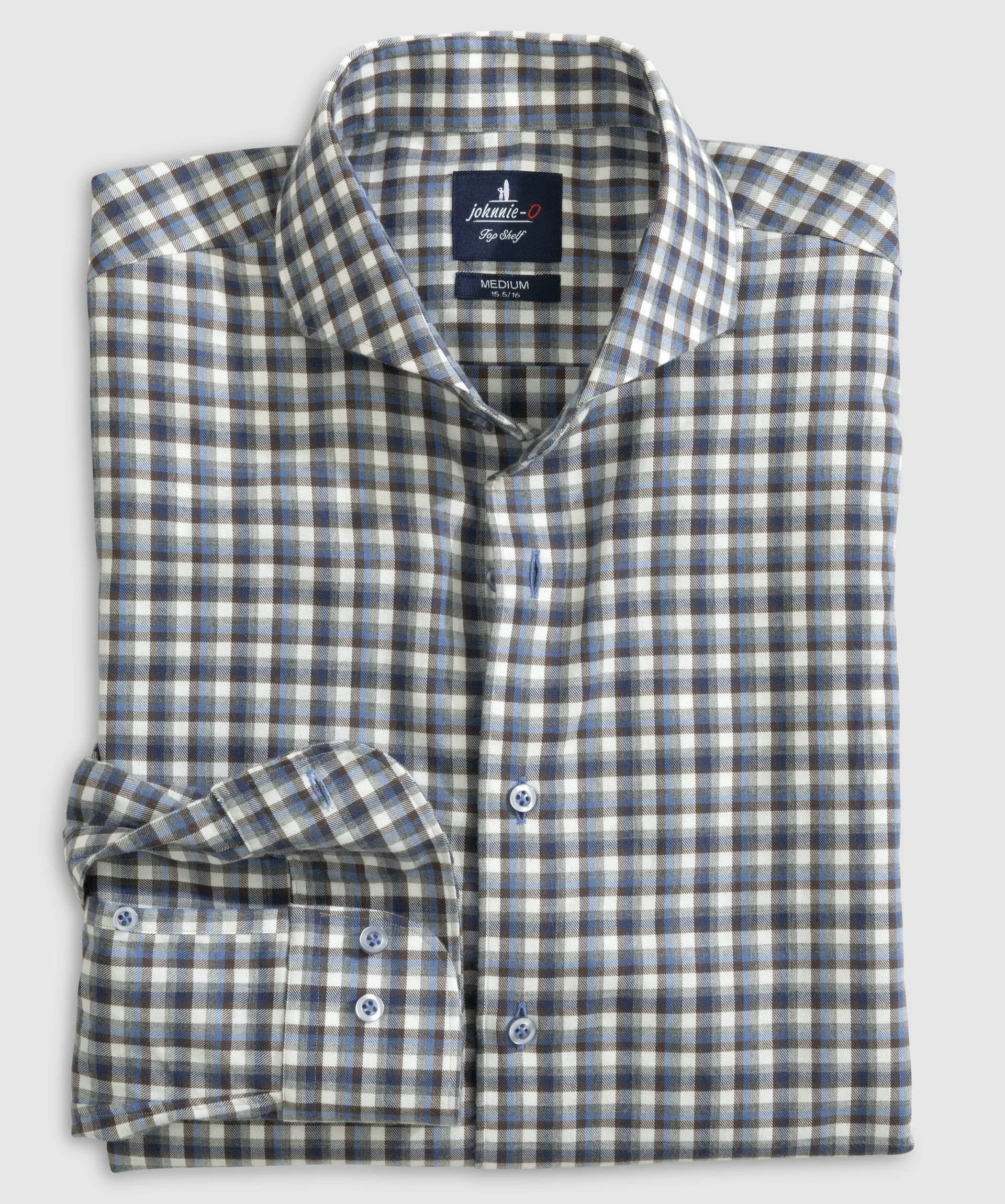 Alvy Top Shelf Button Up Shirt in Wake by Johnnie-O