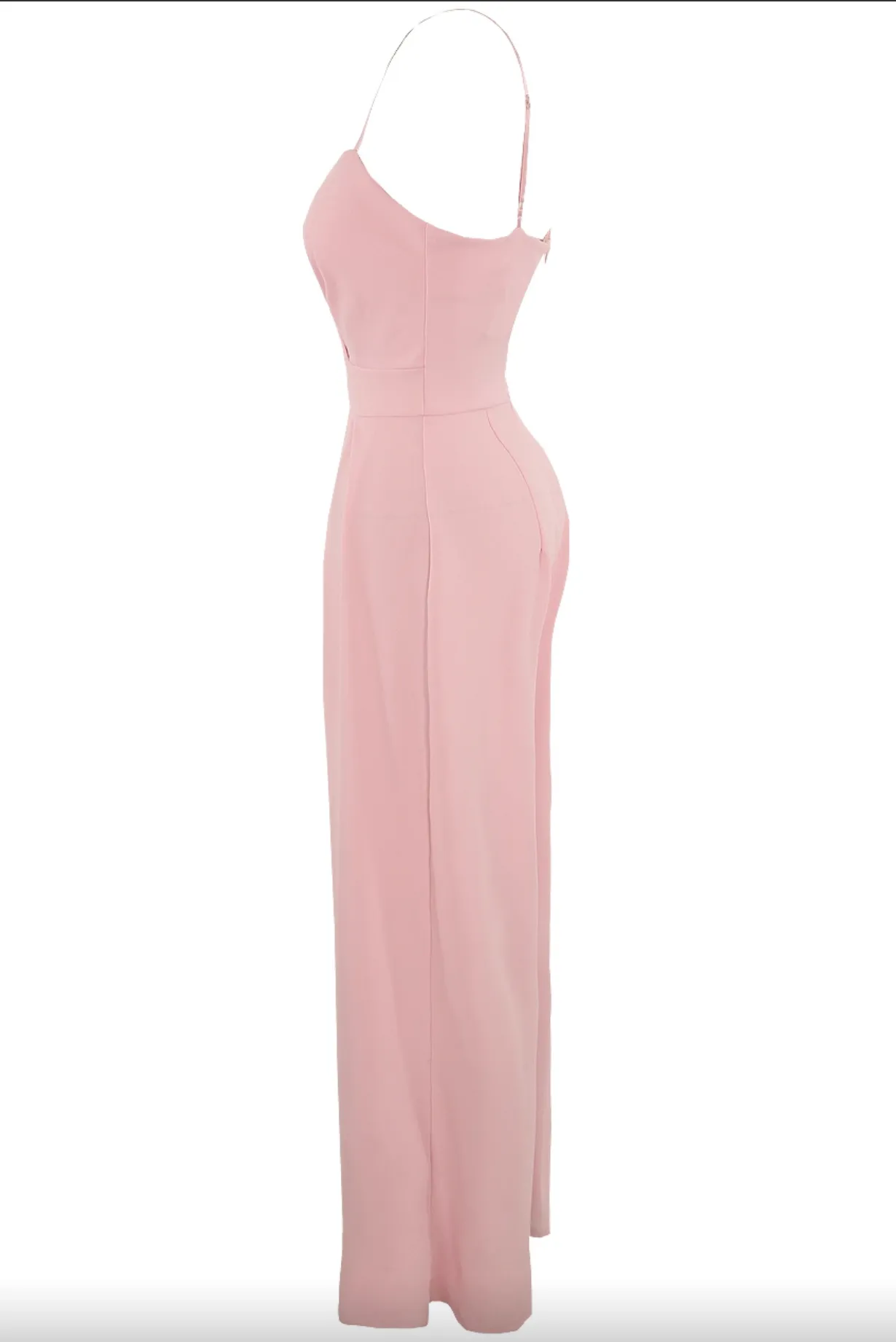 Apricot - Pink Tailored Sweetheart Jumpsuit