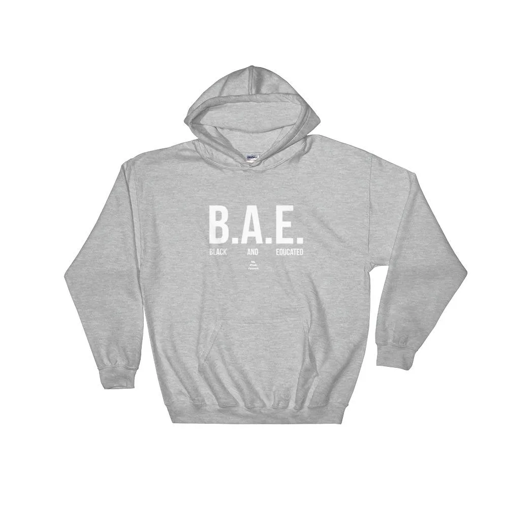 BAE Black And Educated (white) - Hoodie