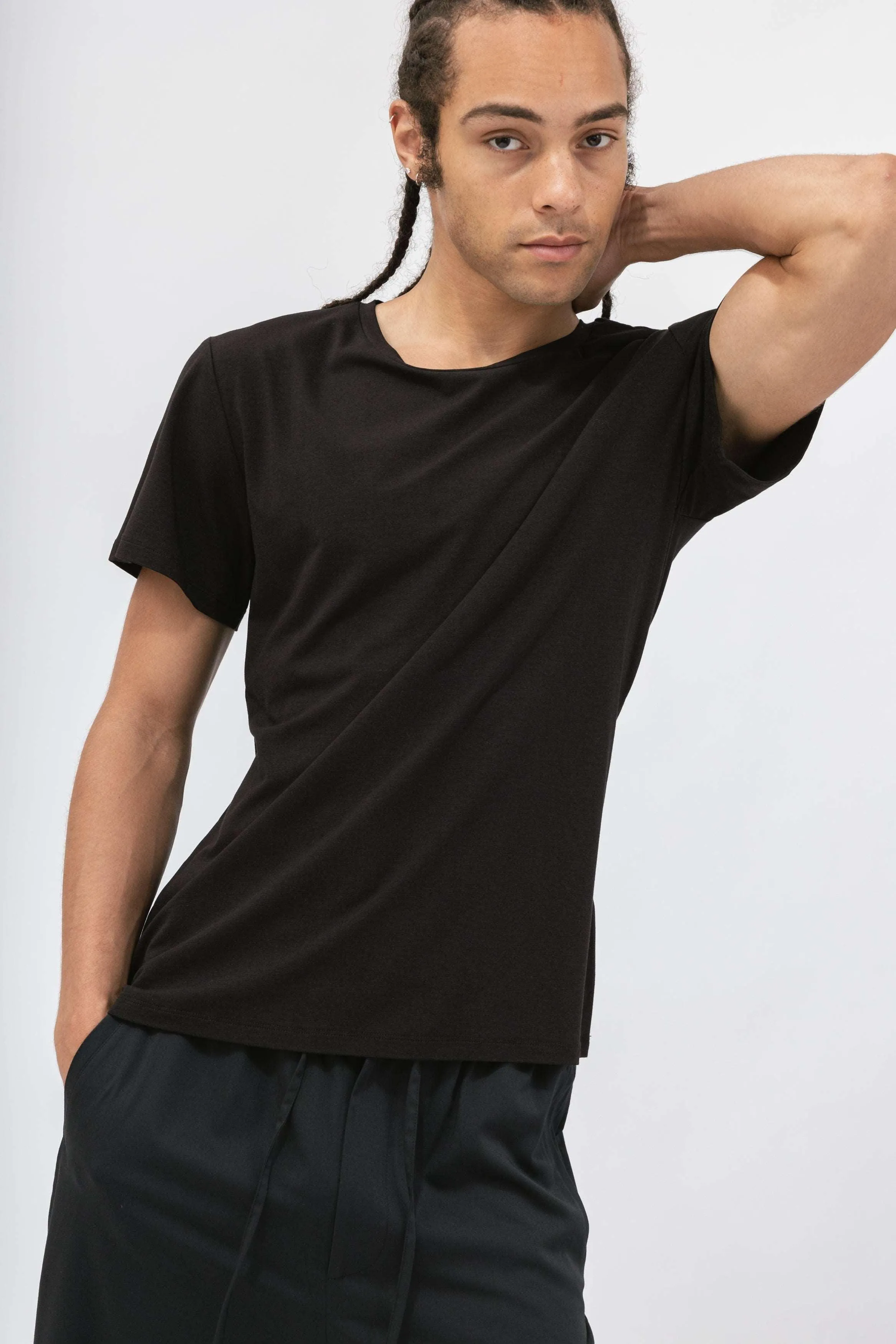 Bamboo Crew Neck Short Sleeve Tee