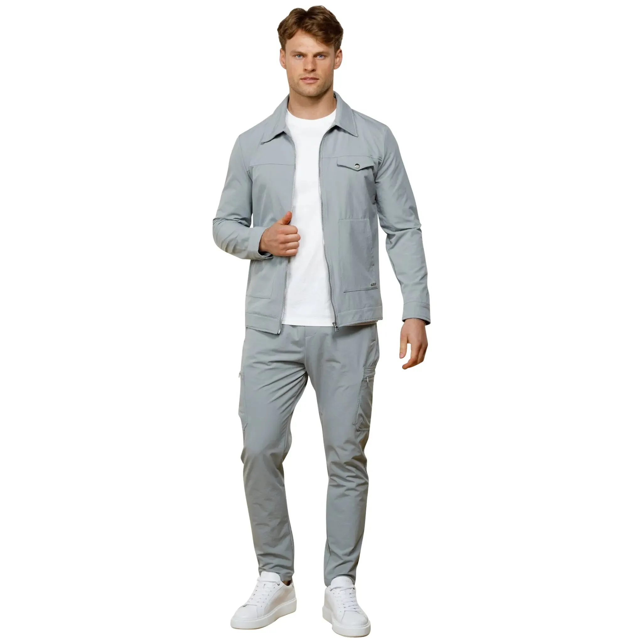 Belier Traveller 2.0 Dove Grey Overshirt Jacket