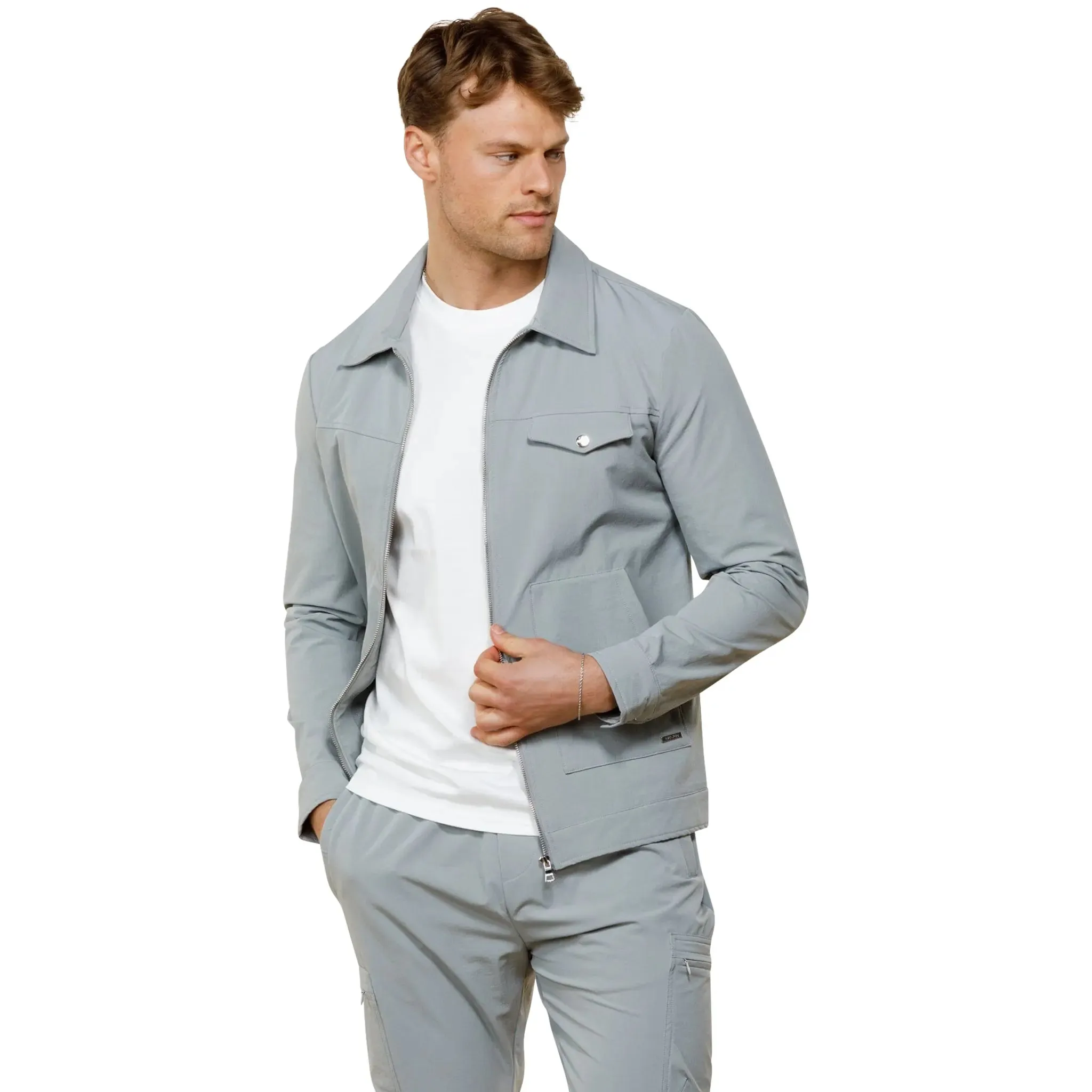 Belier Traveller 2.0 Dove Grey Overshirt Jacket