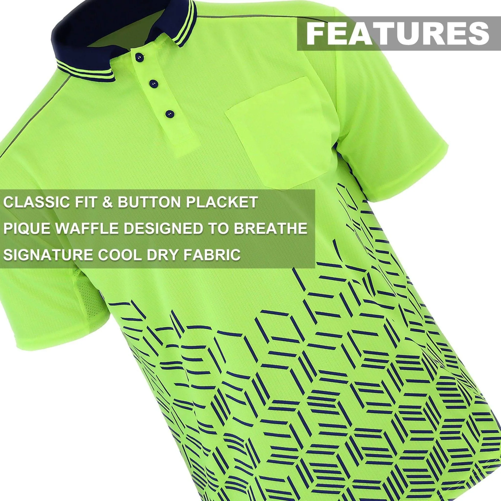 Big Bee BOLT Hi-Vis Work Polo Shirts