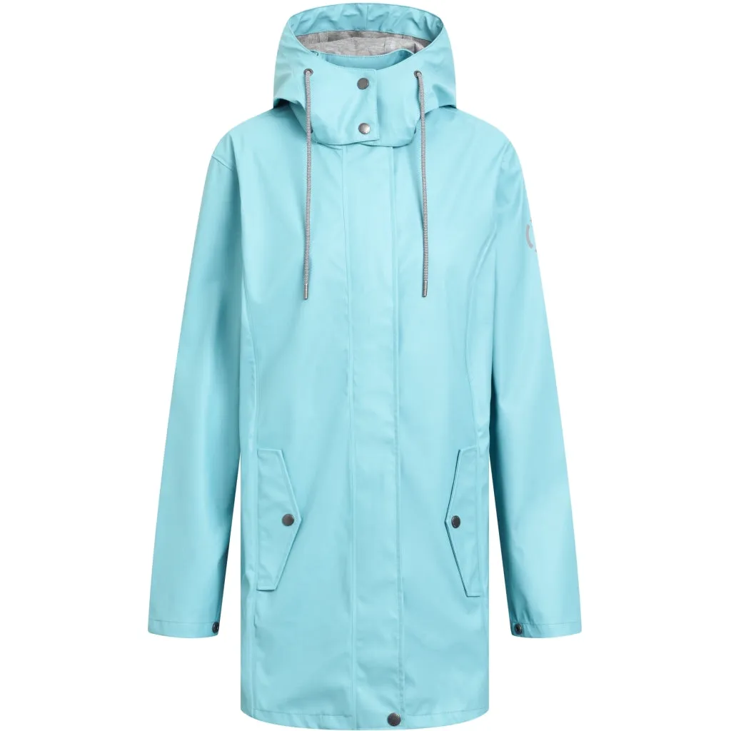 Brooke Solid Raincoat - Aqua Blue