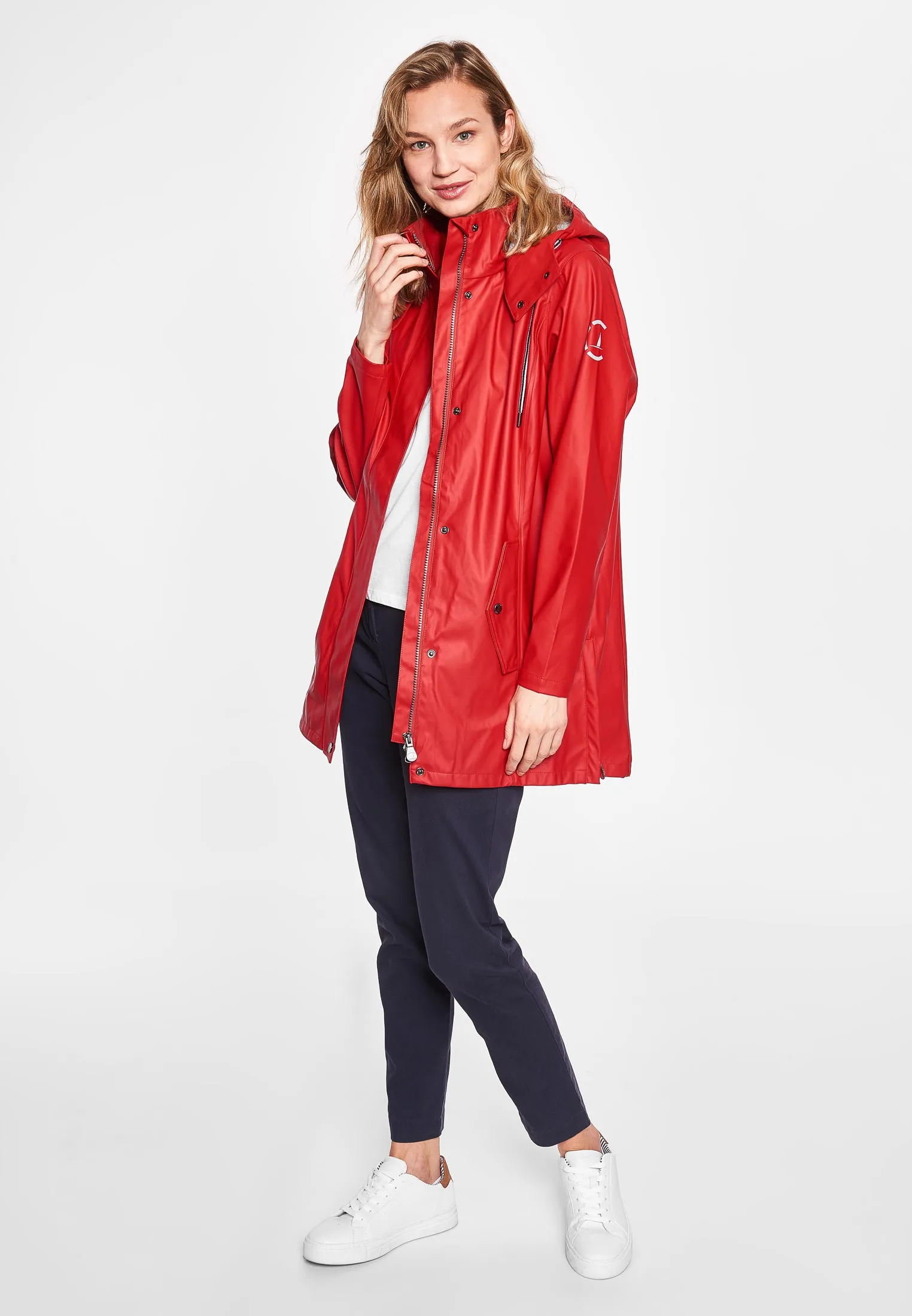 Brooke Solid Raincoat - SR Red