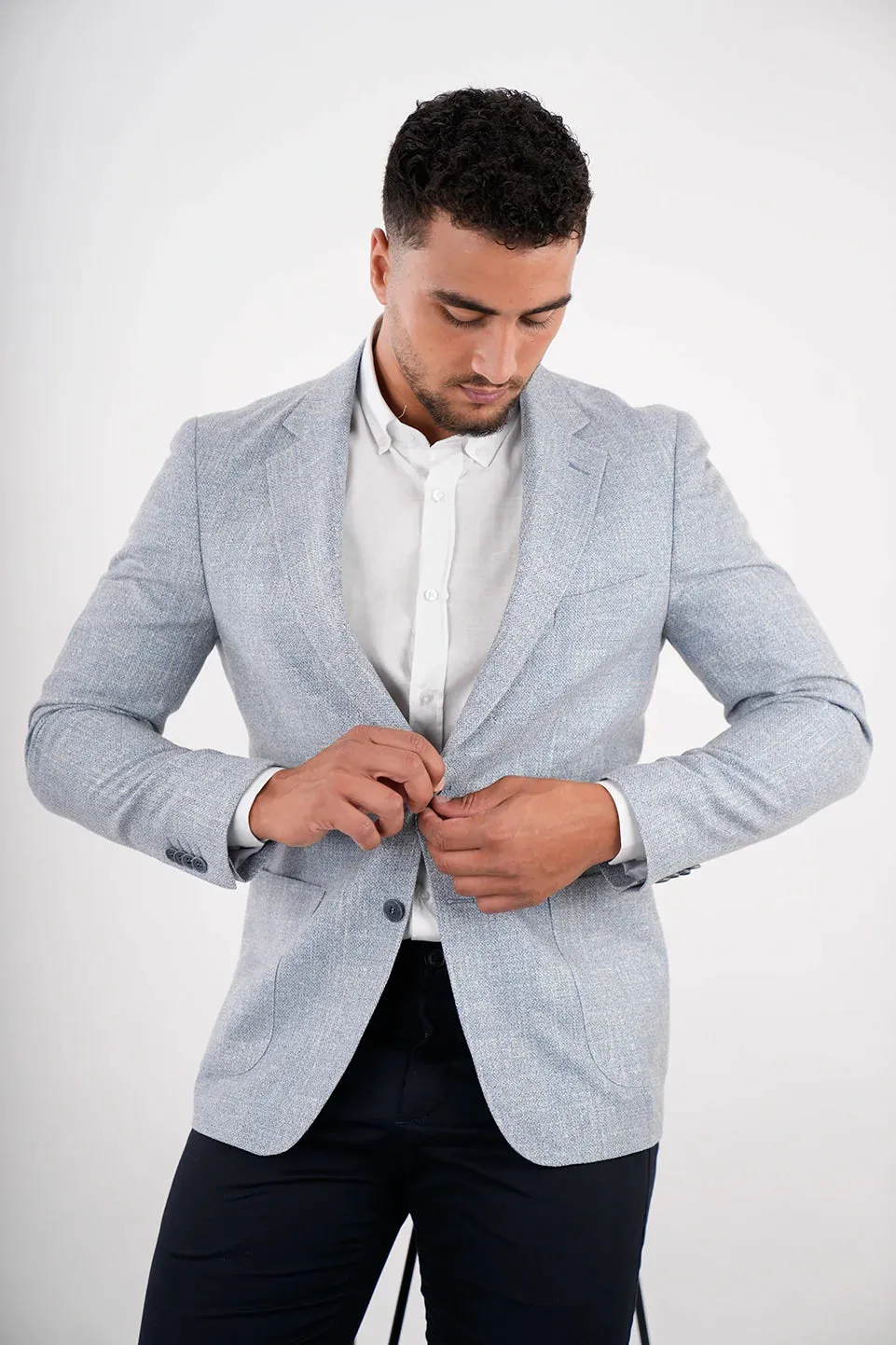 Casual Blue Stylish Blazer