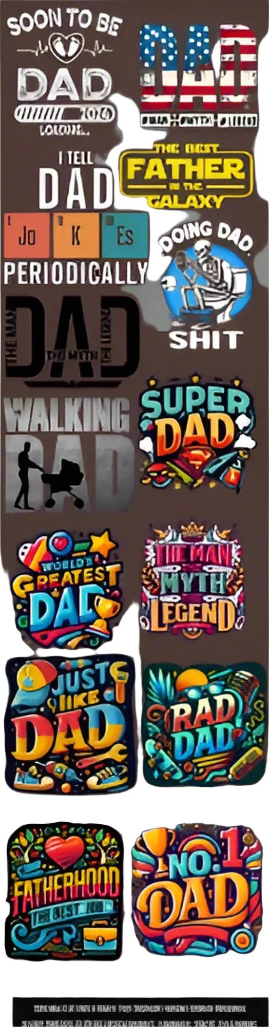 Celebrate Dad with Our Father's Day Gang Sheet