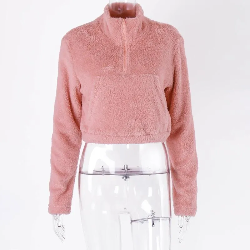 Cropped Pullover with Pocket