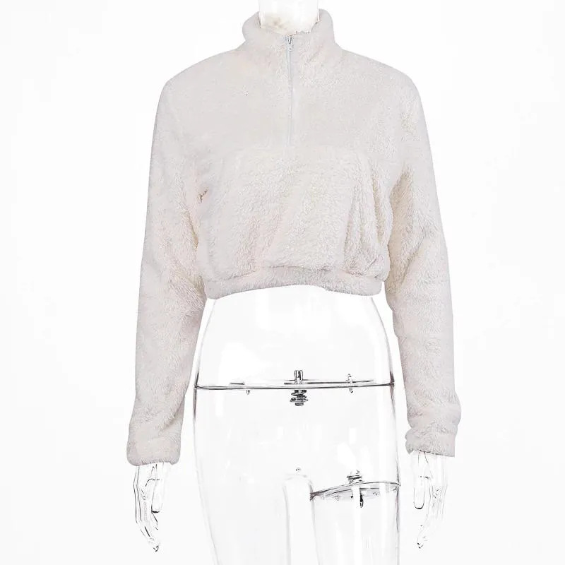 Cropped Pullover with Pocket