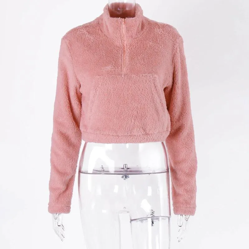 Cropped Pullover with Pocket