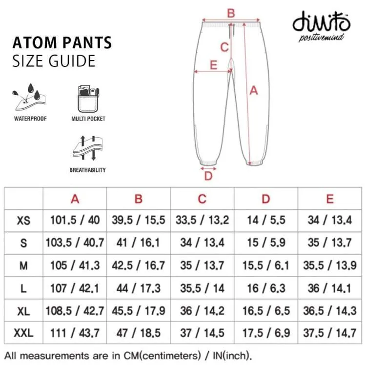 DIMITO ATOM SNOW PANTS-WHITE [KOREAN BRAND]