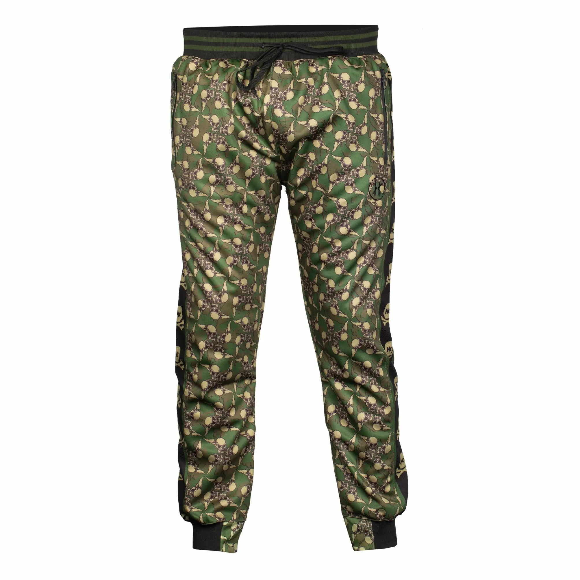 HK Army Track Jogger Pants Hostilewear Skulls Forest