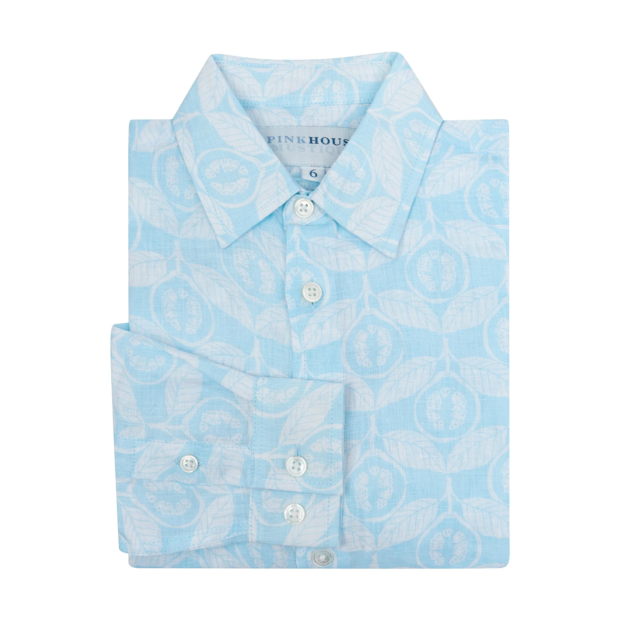 Kids' Linen Shirt GUAVA