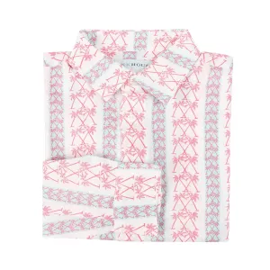 Kids' Linen Shirt PALM STRIPE