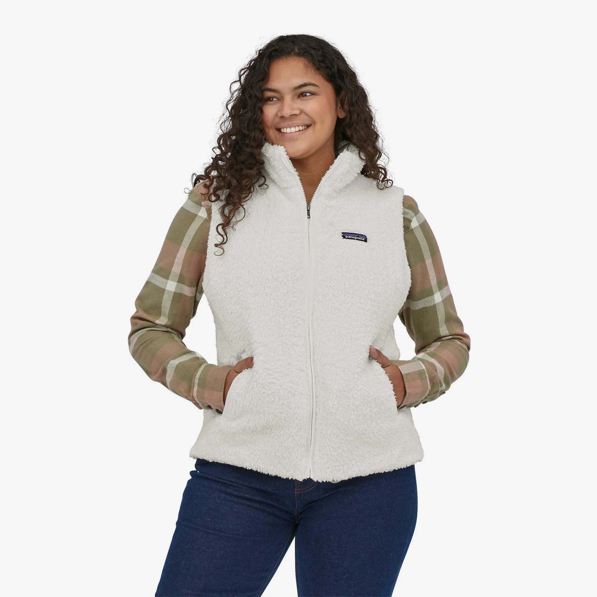 Los Gatos Patagonia Women's Fleece Vest, Brown