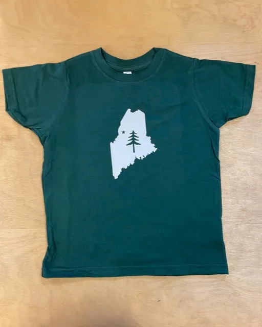 Maine Flag Outdoor Toddler Tee