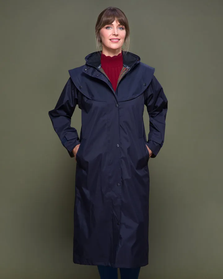 Malvern Ladies Waterproof Coat - Navy