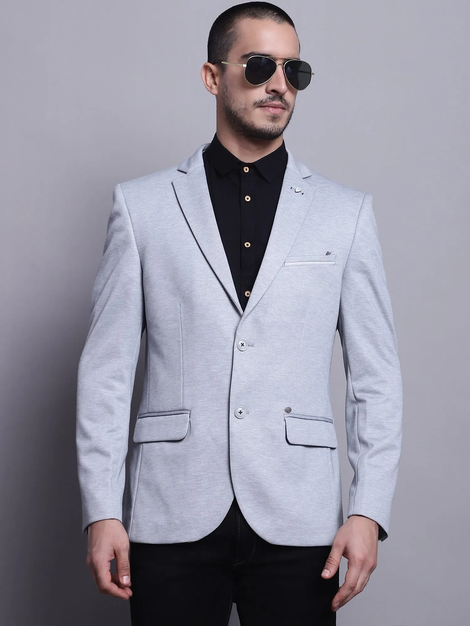 Men Casual Grey Blazer