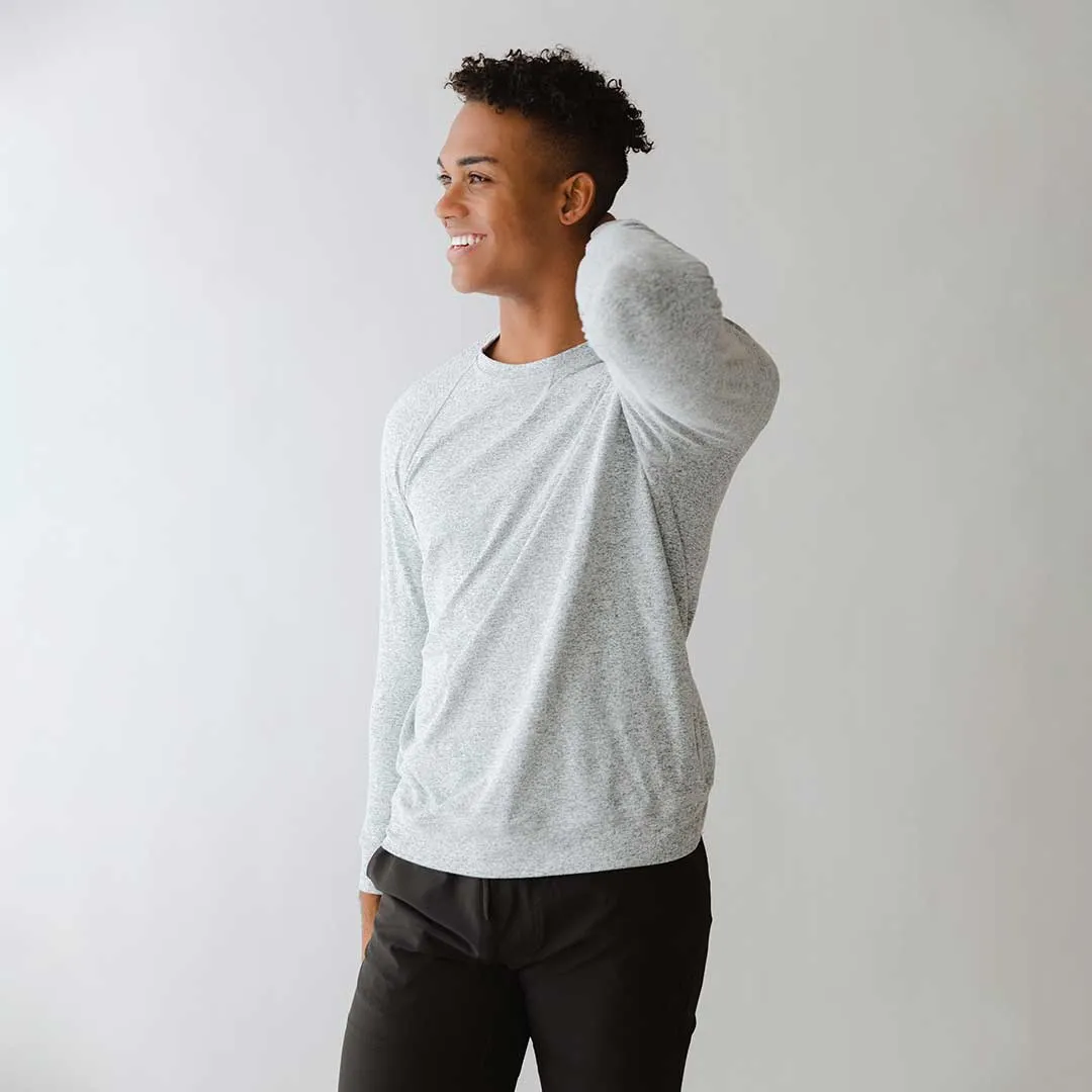 Men's Campus Crew, Heather Grey