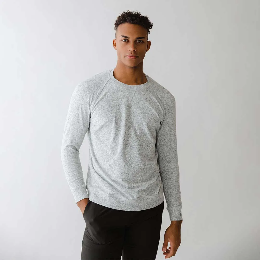 Men's Campus Crew, Heather Grey