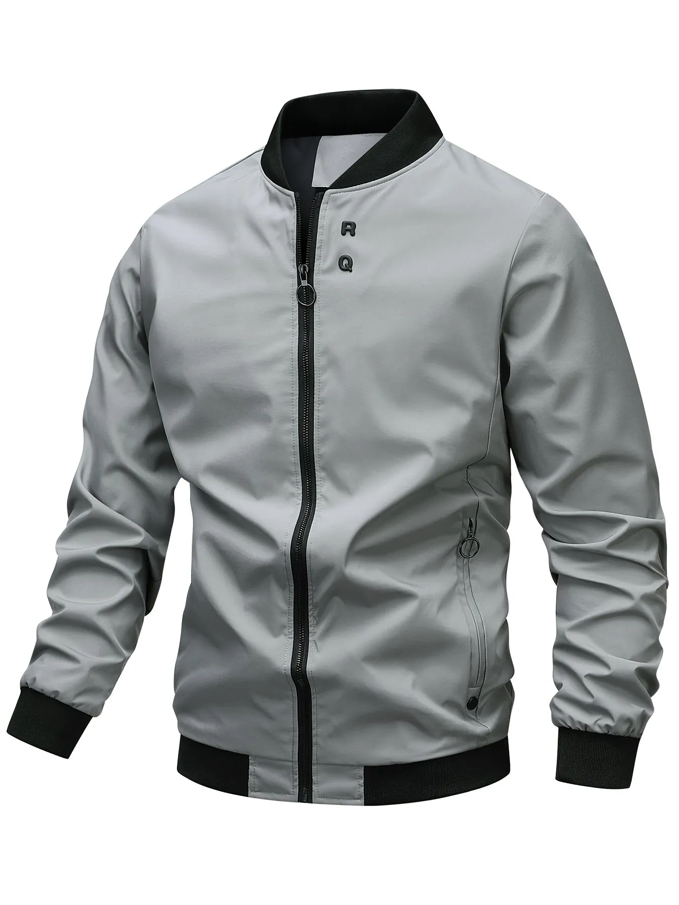 Men's Slim Fit Windproof Bomber Jacket