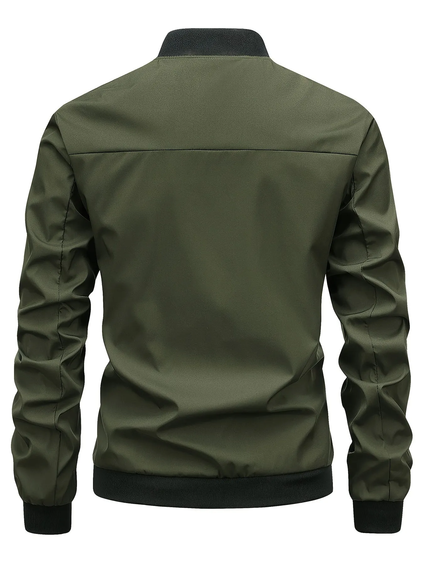 Men's Slim Fit Windproof Bomber Jacket