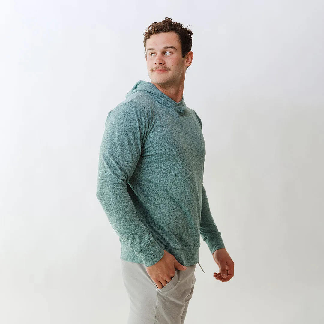 Men's Travel Hoodie, Aqua