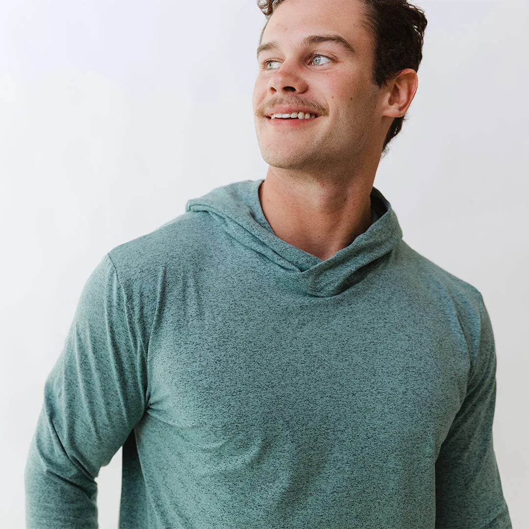 Men's Travel Hoodie, Aqua