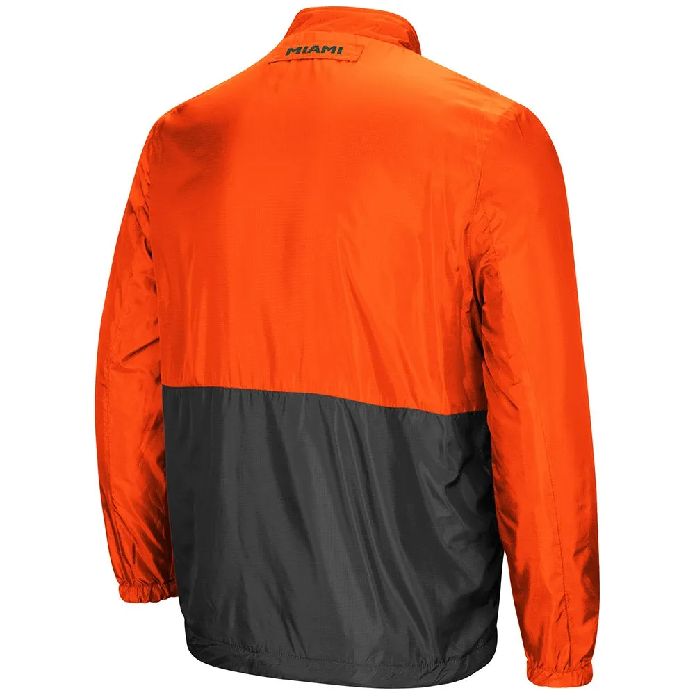 Miami Hurricanes "Halfback" Reversible Polar Fleece/Rain Jacket