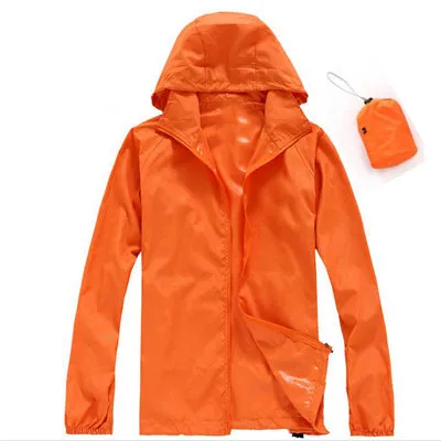 New Men's Quick Dry Skin Jackets Women Coats Ultra-Light Casual Windbreaker Waterproof Windproof Brand Clothing SEA211