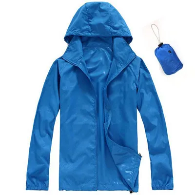 New Men's Quick Dry Skin Jackets Women Coats Ultra-Light Casual Windbreaker Waterproof Windproof Brand Clothing SEA211