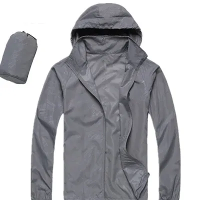 New Men's Quick Dry Skin Jackets Women Coats Ultra-Light Casual Windbreaker Waterproof Windproof Brand Clothing SEA211