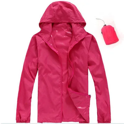 New Men's Quick Dry Skin Jackets Women Coats Ultra-Light Casual Windbreaker Waterproof Windproof Brand Clothing SEA211