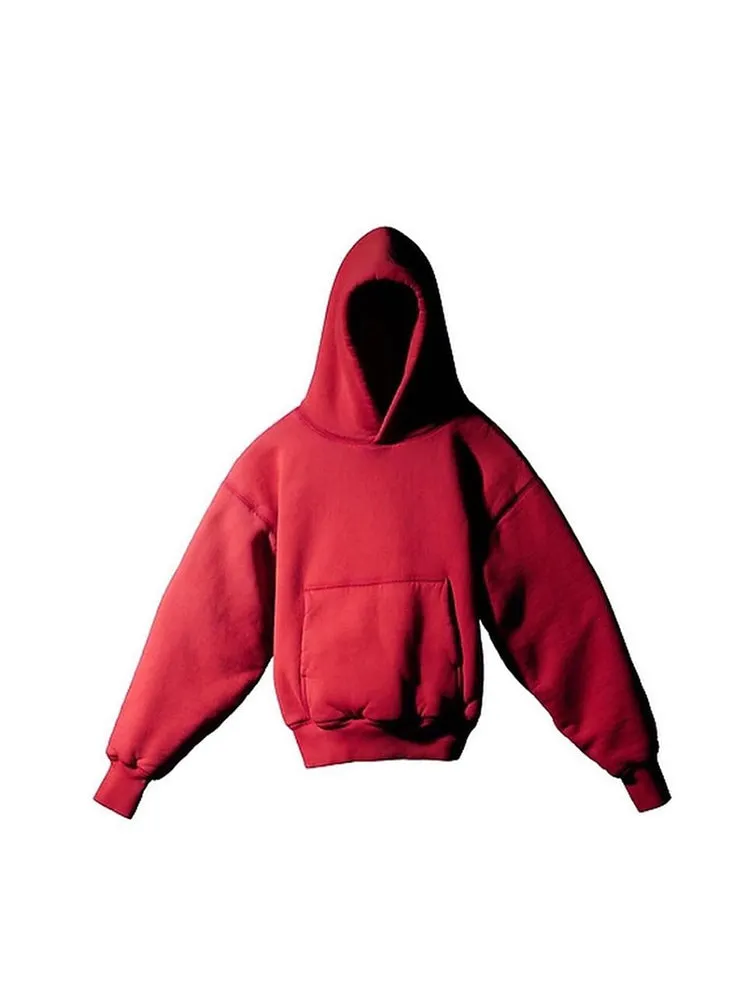 New Padded Solid Color Men'S Hoodie