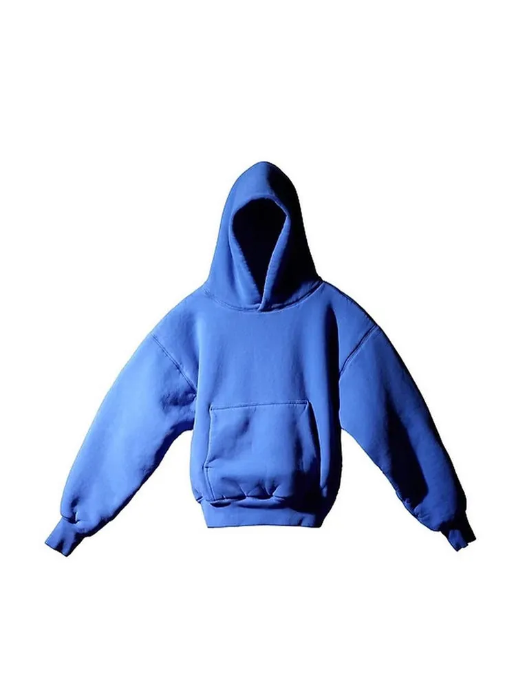 New Padded Solid Color Men'S Hoodie