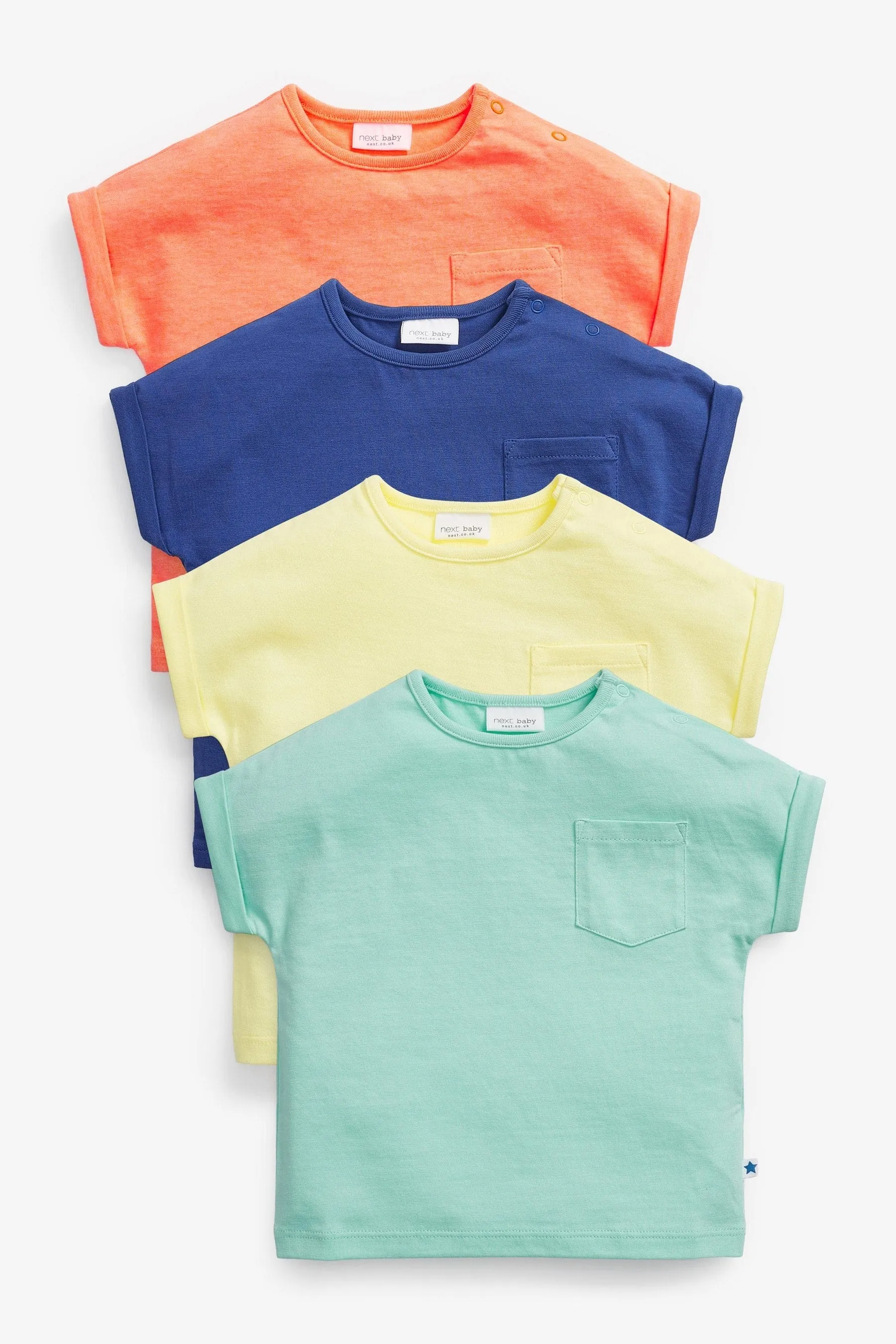 Next Pack of 4 Multi Baby Boys T-Shirts