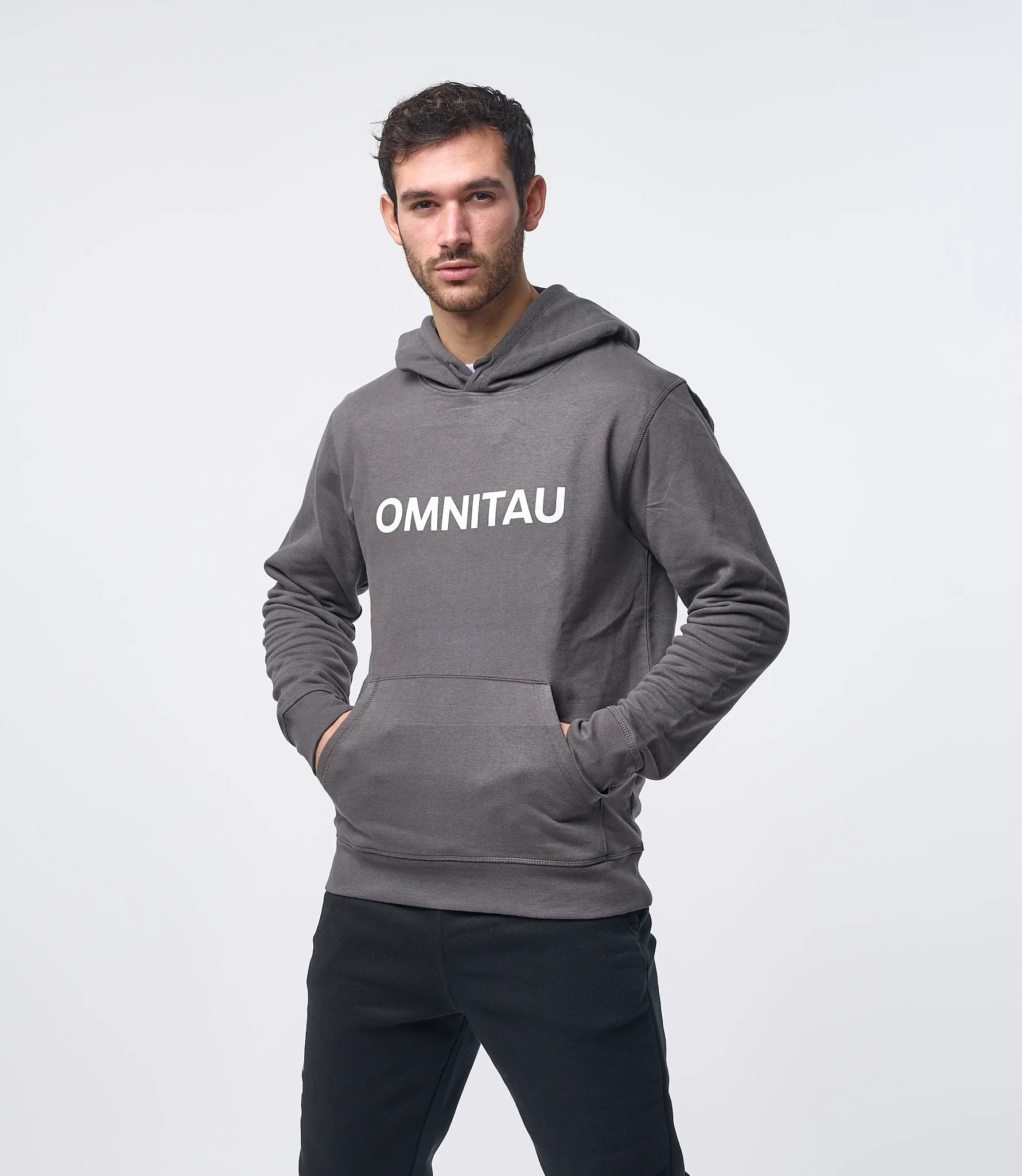 Omnitau Men's OmniX Organic Cotton Omni Hoodie - Anthracite Grey