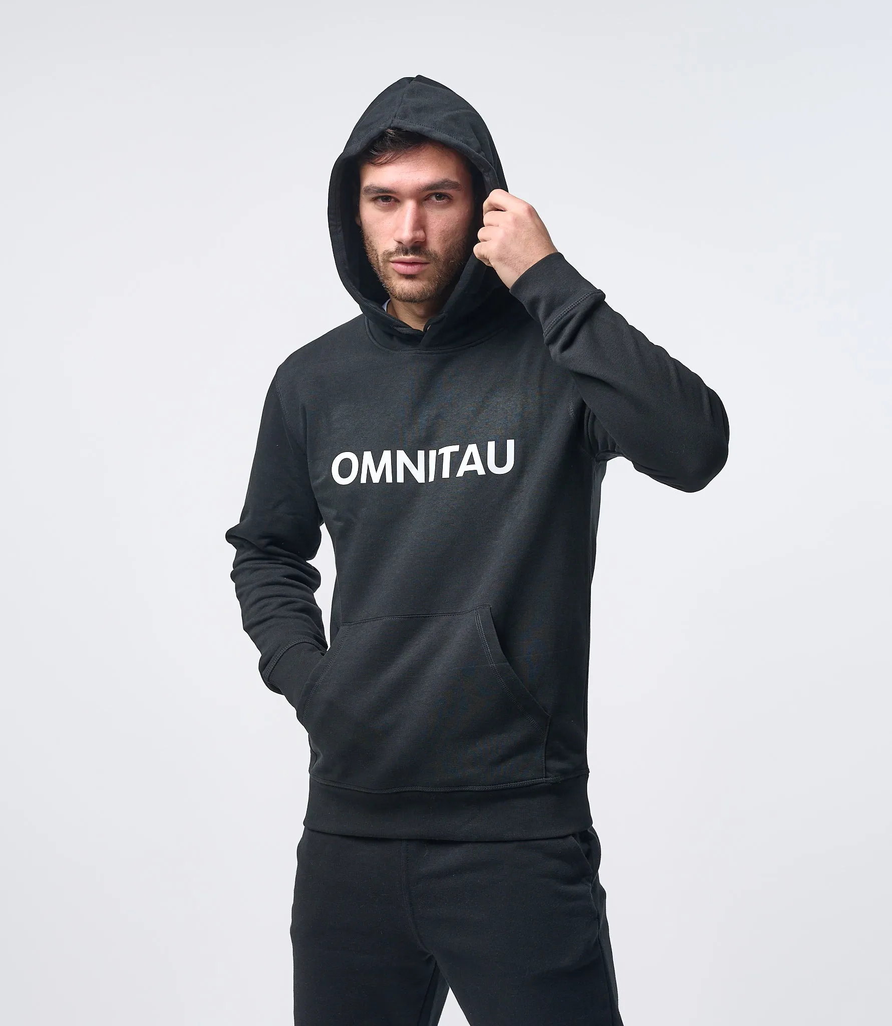 Omnitau Men's OmniX Organic Cotton Omni Hoodie - Black