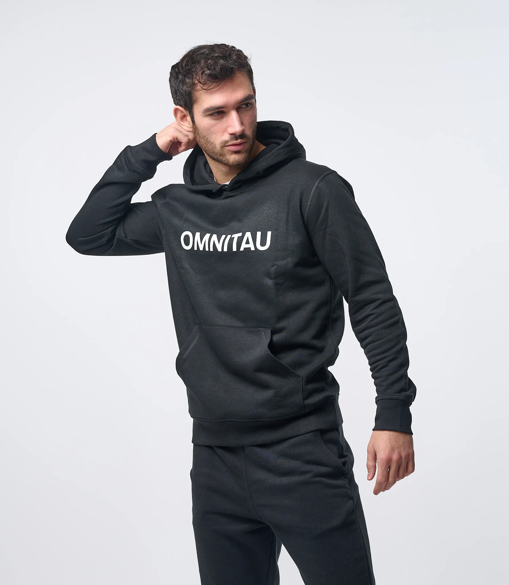 Omnitau Men's OmniX Organic Cotton Omni Hoodie - Black