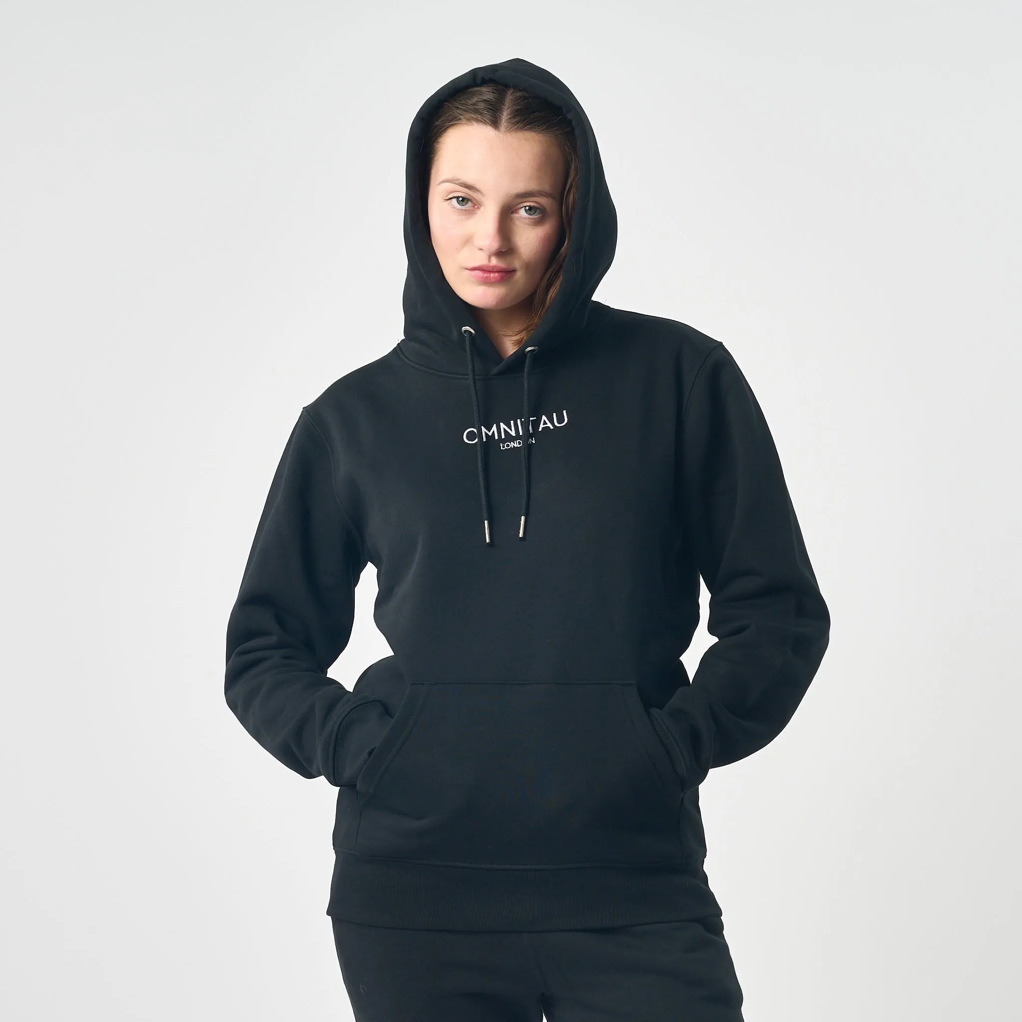 Omnitau Women's Soho Organic Cotton Heavyweight Hoodie - Black