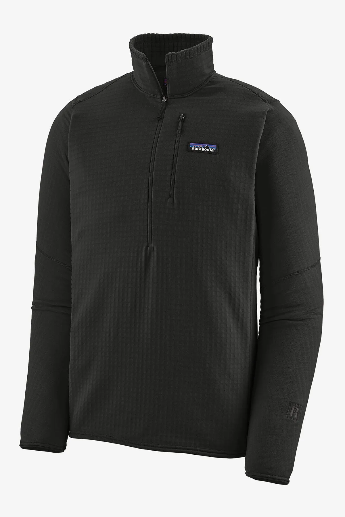 Patagonia Mens R1 Fleece Custom Pullovers, Black