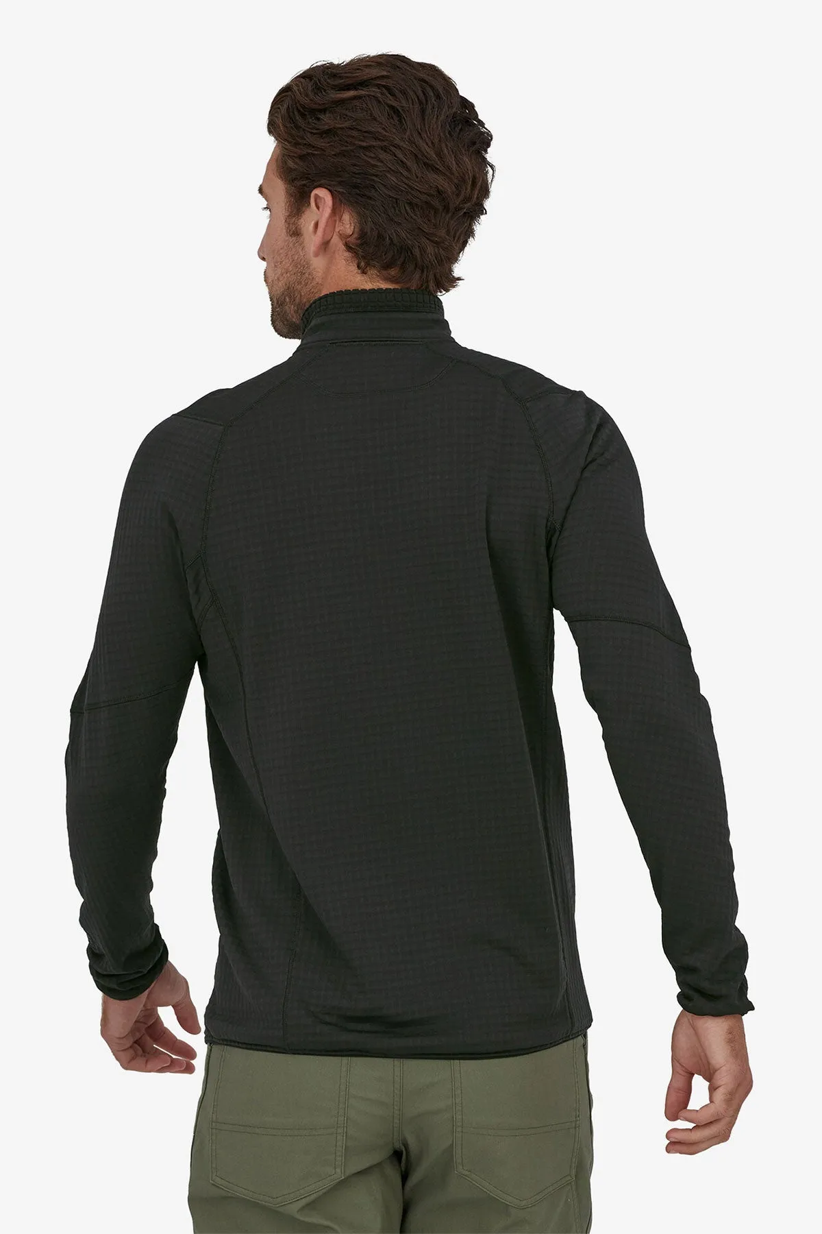 Patagonia Mens R1 Fleece Custom Pullovers, Black