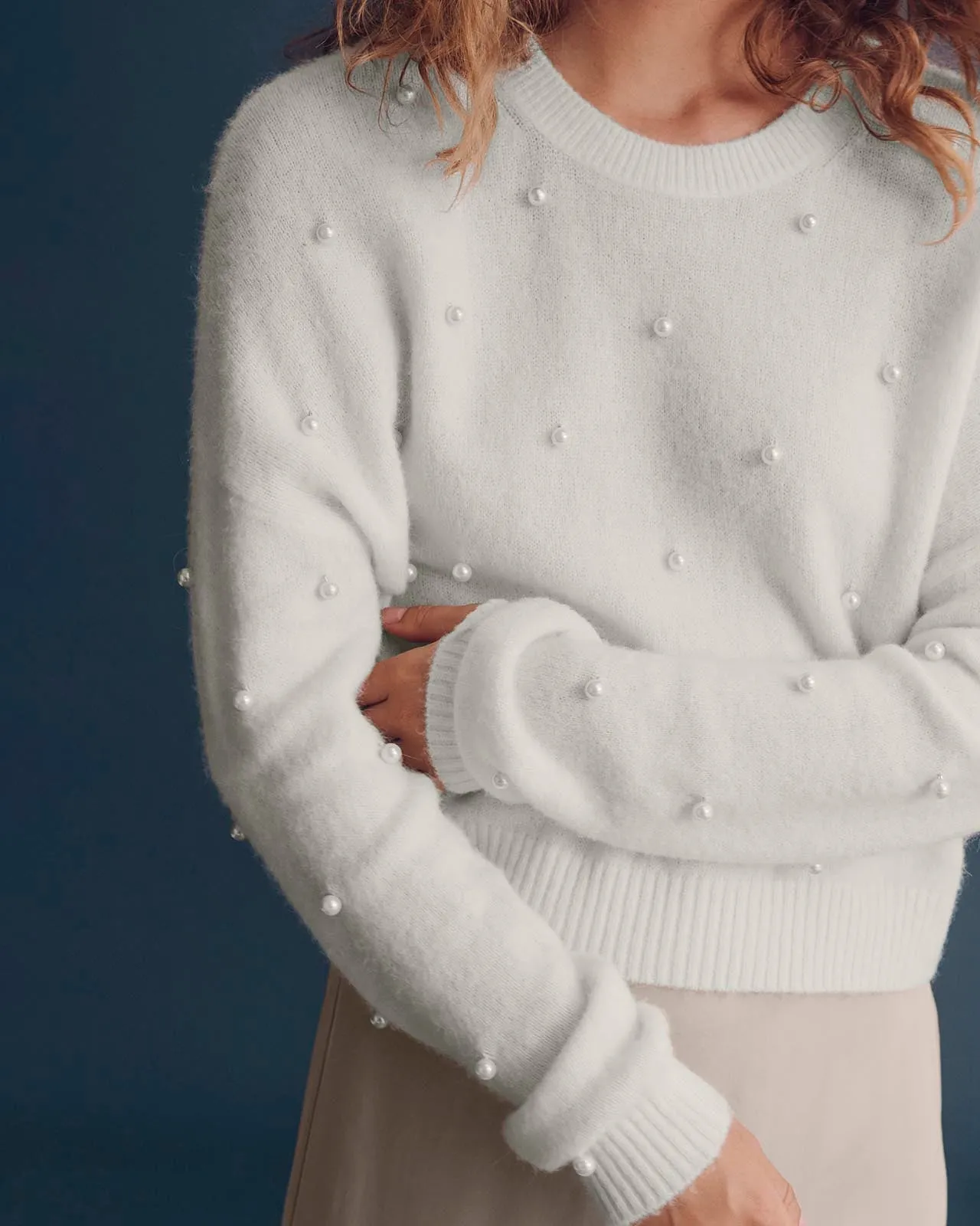 Pearl Crew Sweater