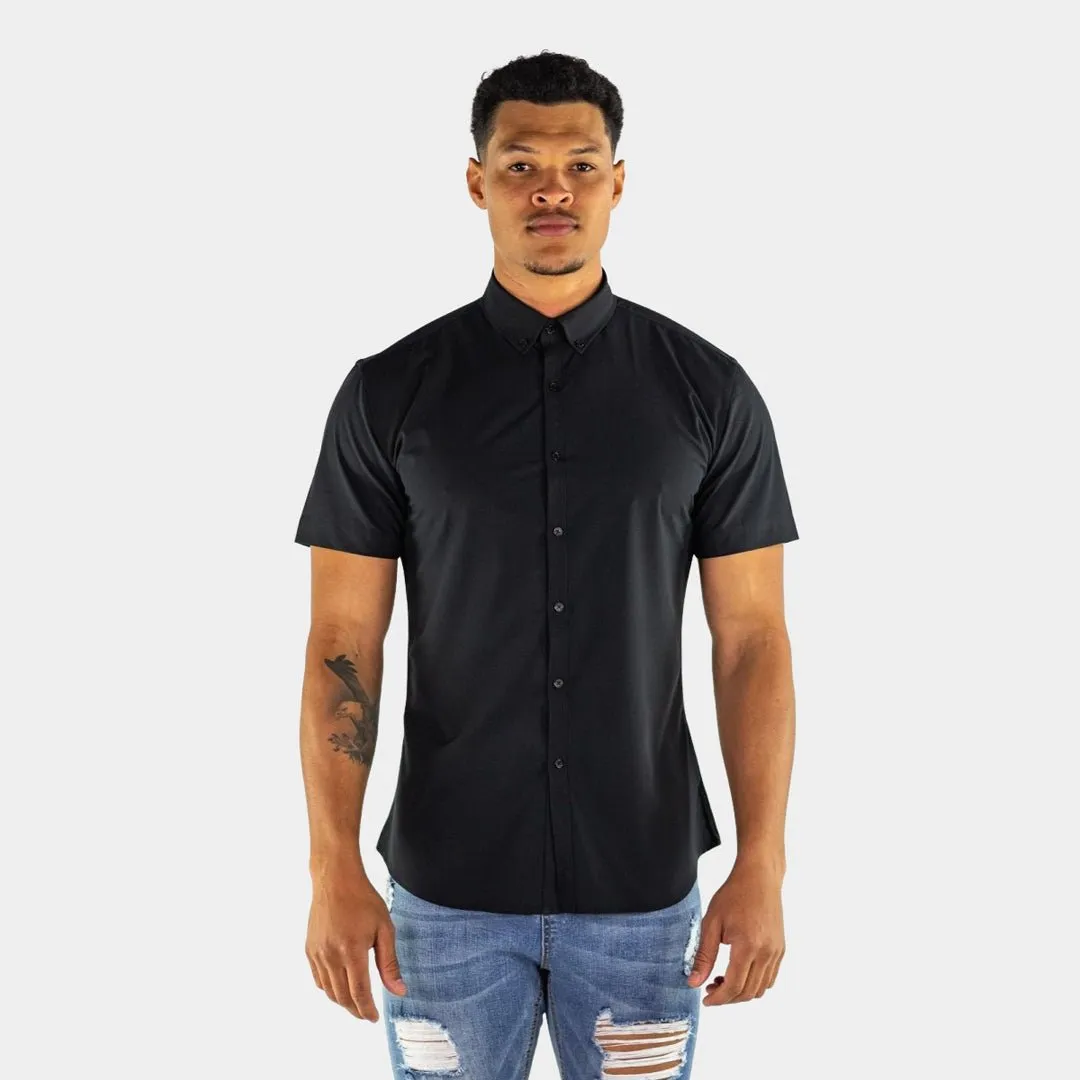 Performance Bamboo Short Sleeve Shirt - Black