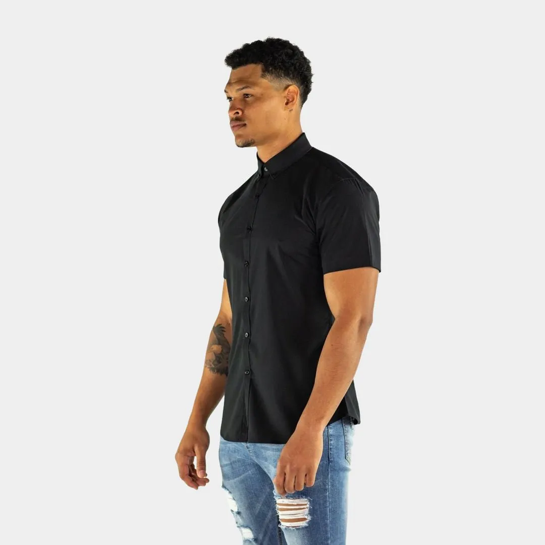 Performance Bamboo Short Sleeve Shirt - Black