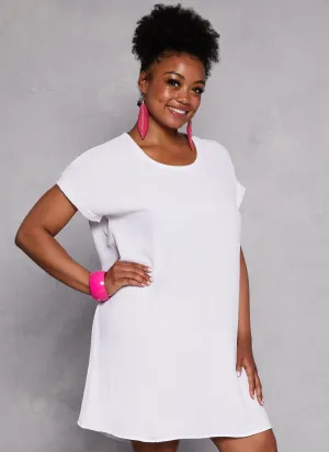 Plus Size Airy Shift Dress