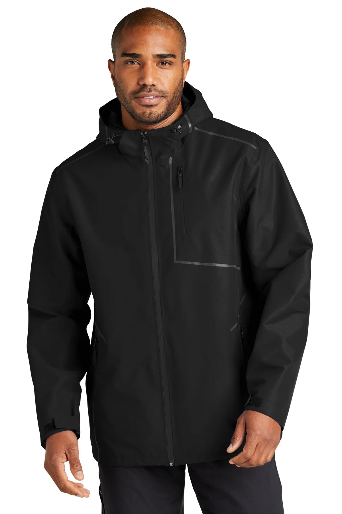 Port Authority Collective Tech Branded Outer Shell Jackets, Deep Black