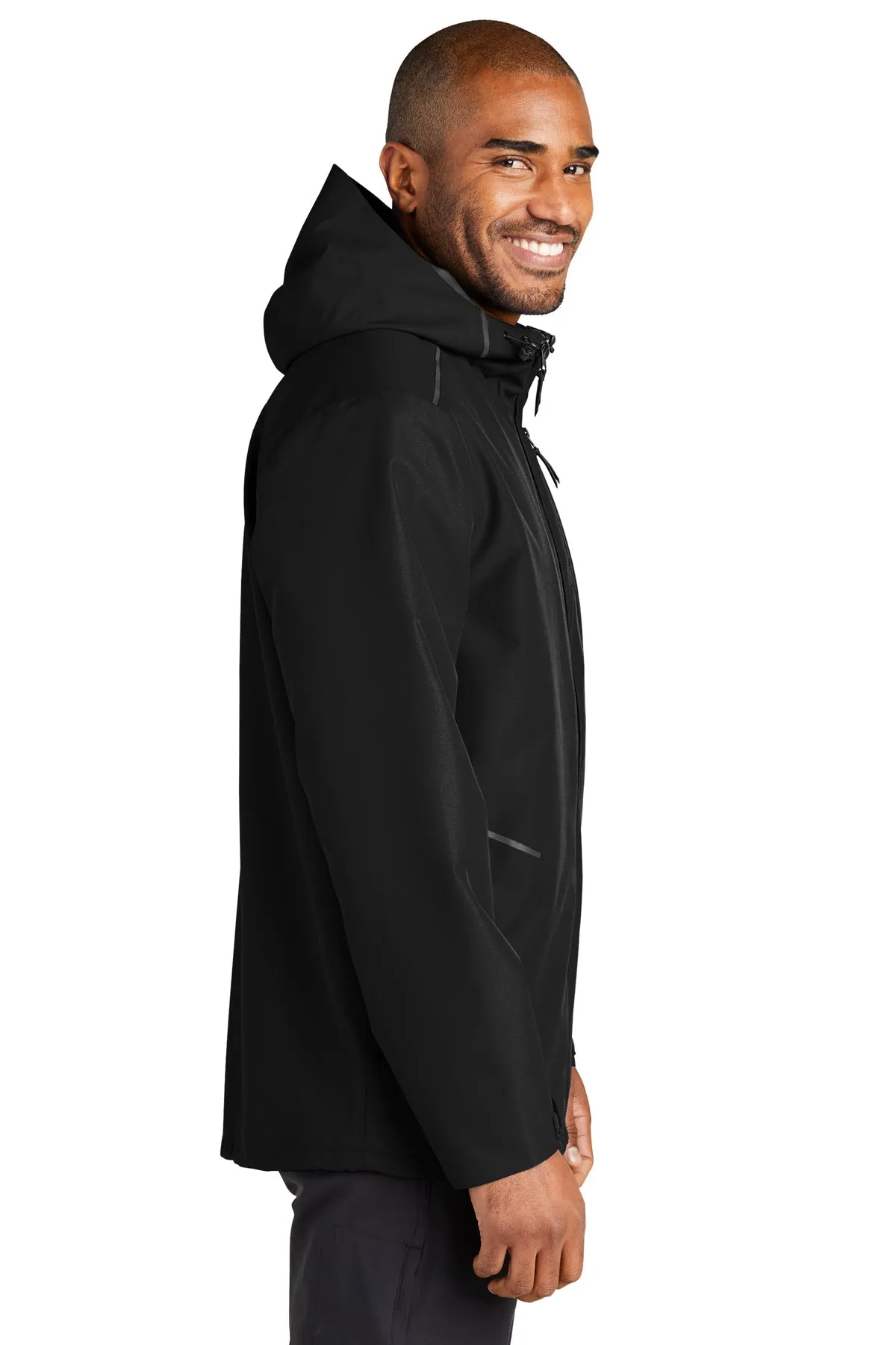 Port Authority Collective Tech Branded Outer Shell Jackets, Deep Black