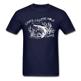 "Navy Blue" Short Sleeve Crappie Hole T-Shirt