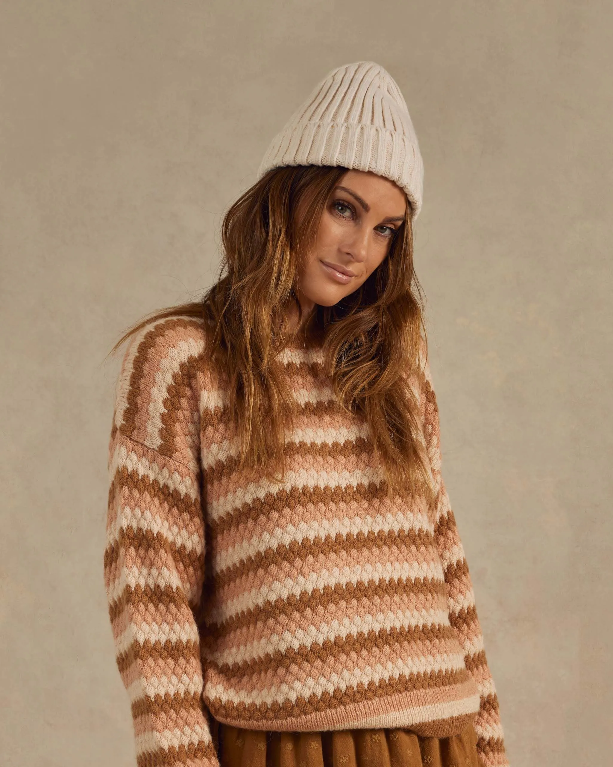 Rylee   Cru Women's Aspen Sweater - Multi-Stripe